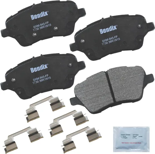 Miniatura 179 de Pastillas de freno delanteras cerámicas Bendix Priority1 CFC2302 para Hyundai Elantra 2021, Sonata 2022-2020, Kia K5 2023-2021