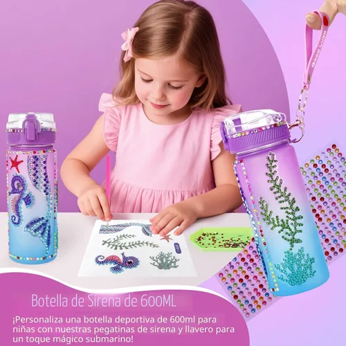 Miniatura 3 de Jenria Regalo de sirena para niñas de 6 a 8 años, regalos de graduación de jardín de infantes para niñas, regalos de cumpleaños para niñas de 3, 4