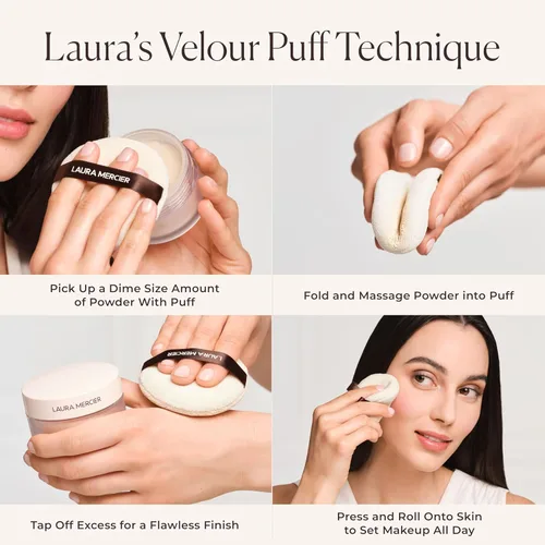 Miniatura 2 de Laura Mercier Soplo de polvo suelto de terciopelo para mujer