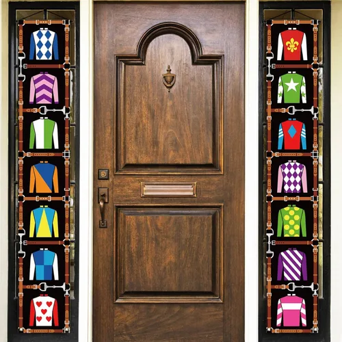 Nepnuser Kentucky Porche Banner Derby Fiesta Puerta Frontal Ventana Pared Interior Exterior Decoración Cabina de Fotos Telón de fondo