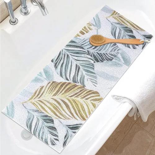 Miniatura 24 de Tapete de ducha antideslizante grande tapete de bañera antideslizante de 24 x 32 pulgadas, tapete de ducha de lufa para ducha interior, almohadilla