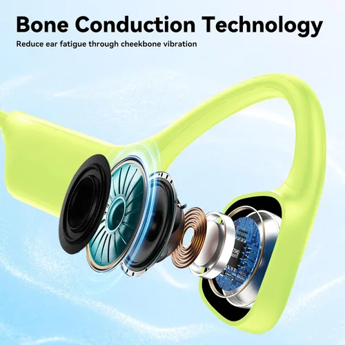 Miniatura 6 de Auriculares de natación, IPX8 impermeables de conducción ósea auriculares inalámbricos subacuáticos con memoria de 32 GB para natación, ciclismo