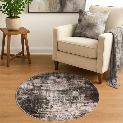 Miniatura 884 de IOHOUZE Alfombra abstracta lavable de 3 x 12 pies para pasillos, antideslizante para cocina, camino de entrada de lana sintética para interiores