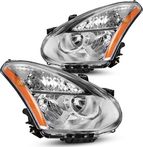 DWVO Conjunto de faros delanteros compatible con 08-13 2008-2013 Rogue Faros delanteros de repuesto para el lado del conductor y del pasajero