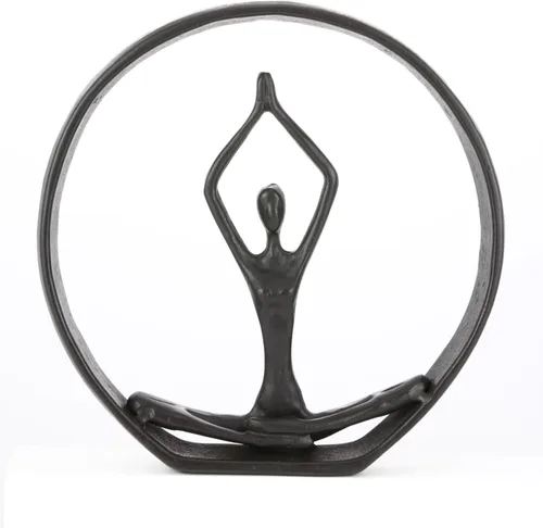 Regalo para yoga, figuras y estatuas de yoga, estatua de postura de yoga de meditación, escultura de yoga, decoraciones de yoga para el hogar,