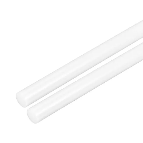 Miniatura 49 de uxcell Varilla redonda de plástico de 1/2 pulgada de diámetro y 20 pulgadas de longitud, varillas de polioximetileno, barras redondas de plástico