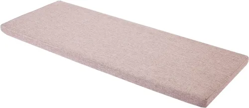 Miniatura 10 de Cojín de banco de piano para ventana de interior, antideslizante, rectangular, para cocina, 60 x 20 pulgadas, color caqui