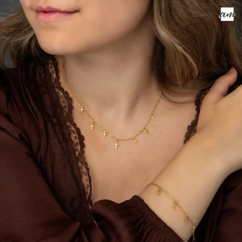 Miniatura 2 de Amberta Gargantilla de plata de ley 925 para mujer