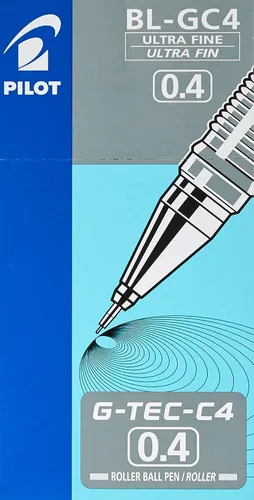 Miniatura 6 de Pilot G - Tec C4 Gel Microtip Rollerball 0.016 in (bolígrafo individual) - Negro