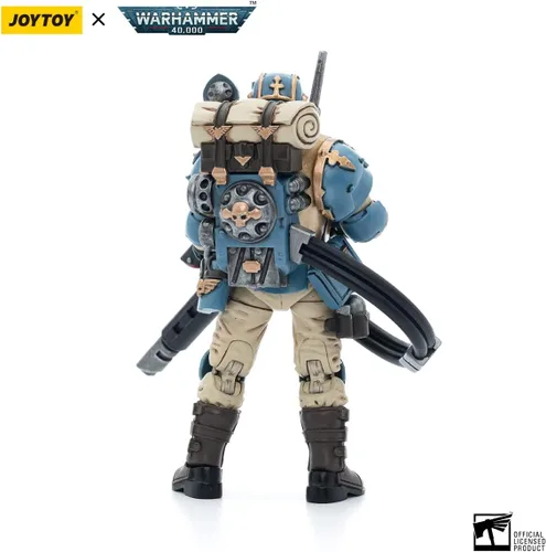 Miniatura 3 de JOYTOY 1/18 Figuras de acción Warhammer 40K Mecha Joy Figura de juguete Modelo Juguetes Astra Militarum Tempestus Scions Squad 55th Kappic Eagles