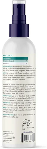 Miniatura 3 de Vetnique Dermabliss Clorhexidina para la salud de la piel de los perros, aerosol medicado antibacteriano, para infecciones de la piel e irritación
