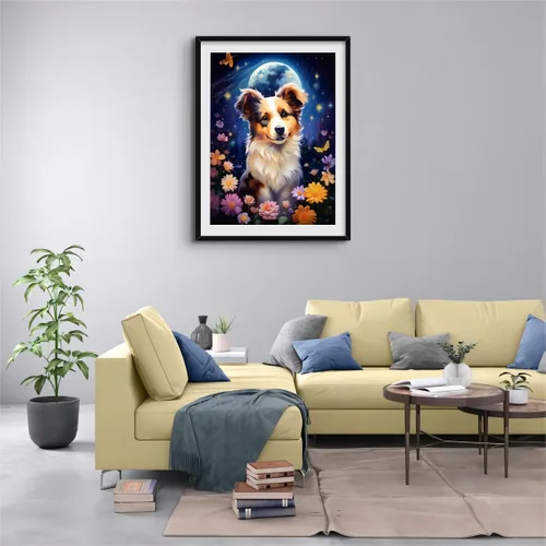Miniatura 4 de Kits de arte de diamantes para adultos, kits de pintura de diamantes para adultos, pintura de arte de diamantes para perros con diamantes