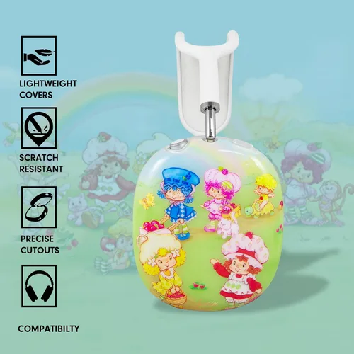 Miniatura 3 de Sonix Funda protectora para auriculares AirPods Max - Elegante cubierta dura de TPU para auriculares Strawberry Shortcake Berry Besties Rainbow