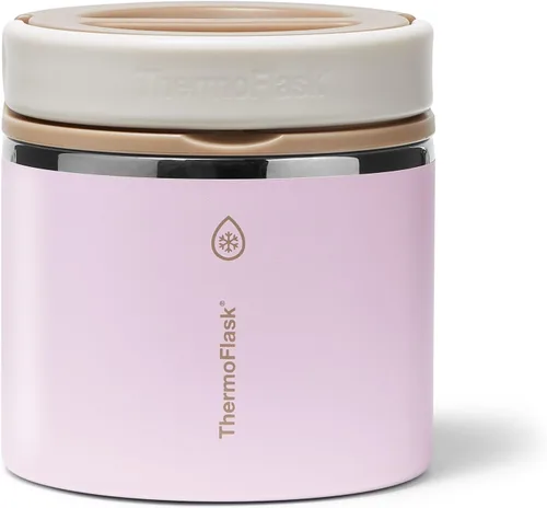 Miniatura 31 de ThermoFlask - Frasco de comida aislado de doble pared de 12 onzas, Rosa Arenisca