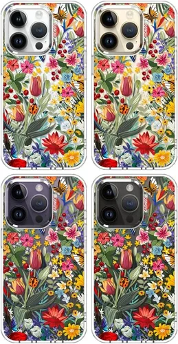 Miniatura 3 de MOSNOVO Funda para iPhone 14 Pro, [Buffertech protección contra caídas de grado militar de 6.6 pies] [Tecnología antidespegar] Diseño de funda Claro