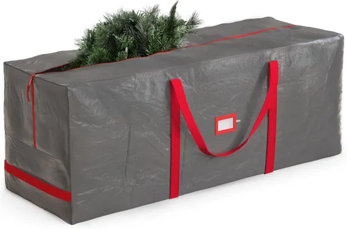 Miniatura 18 de Bolsa de almacenamiento para árbol de Navidad Zober - Se adapta a árboles artificiales de 7.5 pies - Bolsa de árbol de Navidad de plástico