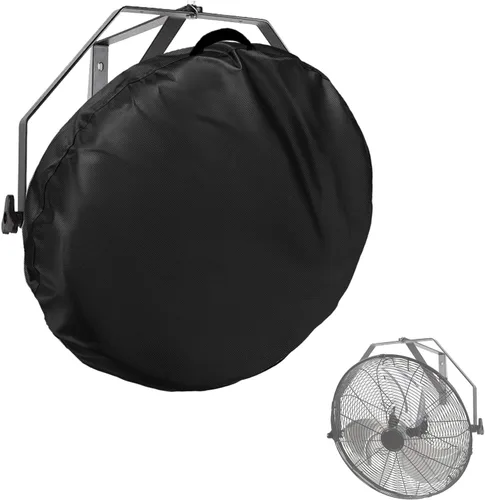 Miniatura 11 de Bitubi Cubierta de ventilador de tambor industrial, fundas impermeables para ventilador de exterior, compatible con ventilador de tambor industrial