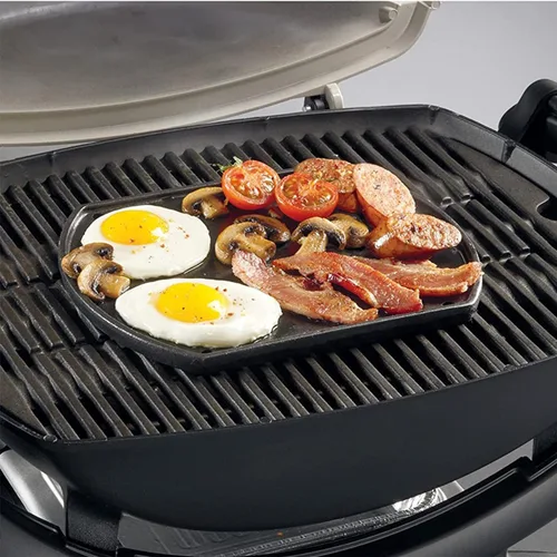 Miniatura 6 de 7644 7582 Rejillas de parrilla Piezas de repuesto para Weber Q100 Q1000 Series Parts Weber Baby Q Rejilla de hierro fundido Q120 Q1200 Q1400