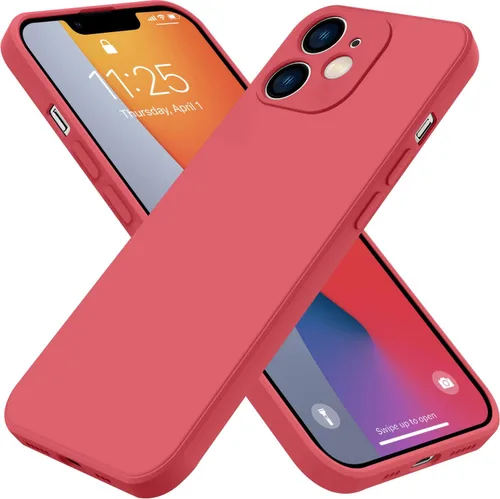 Miniatura 16 de Funda para iPhone 11, funda de goma de gel de silicona líquida, no amarillenta, funda protectora de silicona multicolor, funda protectora Negro