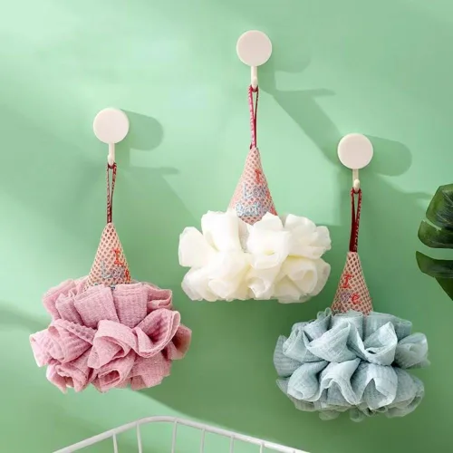 Miniatura 8 de Pelotas de baño de helado para niños, esponja de ducha para baño, limpiador corporal, depurador, esponja exfoliante para la piel, accesorios de baño