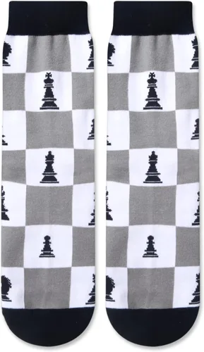Miniatura 4 de Zmart Calcetines unisex de ajedrez, regalos para amantes del ajedrez, regalos para jugadores de ajedrez, regalos temáticos de ajedrez, Las lágrimas