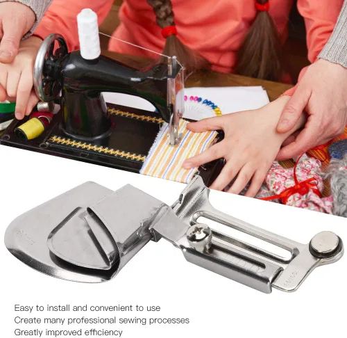 Miniatura 4 de Cinta al sesgo para máquina de coser, prensatelas, prensatelas, prensatelas, dobladillo, cinta de un solo pliegue para máquina de coser doméstica