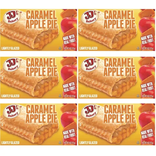 Miniatura 15 de JJ's Bakery Bocadillos de manzana, postre individual, recién horneados, perfectos para aperitivos, sin nueces, Kosher Parve, 4 onzas cada uno