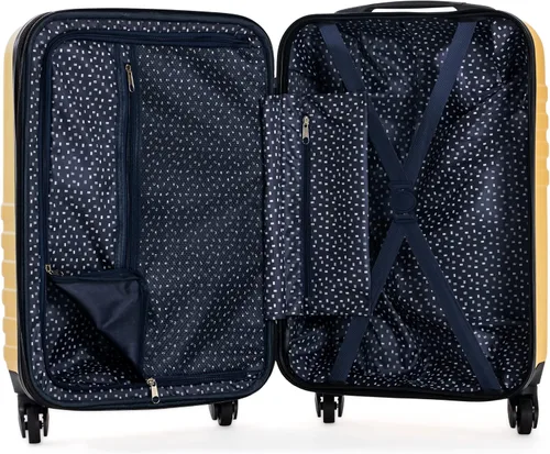 Miniatura 7 de Ben Sherman Derby Hereford Sunderland Spinner - Equipaje vertical de viaje, Mostaza, Maleta vertical de viaje giratorio