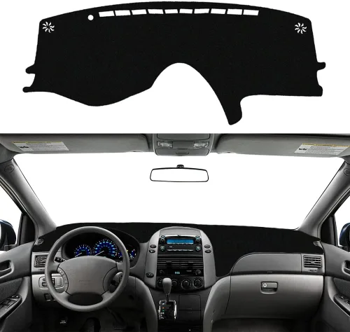 Miniatura 38 de Cubierta de salpicadero para salpicadero, alfombra personalizada para Toyota RAV4 2013 2014 2015 2016 2017 2018 Accesorios antideslizante protector