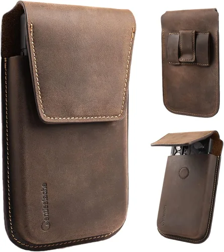 Miniatura 8 de Gentlestache Funda de Cuero para Teléfono para Galaxy S25 S24 S23 - Soporte de Funda para Teléfono Celular para iPhone 17 17 Pro 16 Pro 16 15 Pro