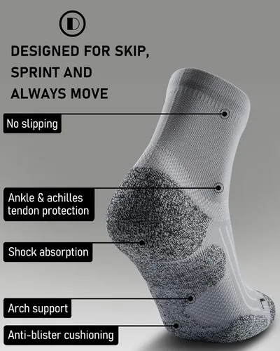 Miniatura 3 de Calcetines de compresión para hombres y mujeres, calcetines acolchados para correr y senderismo