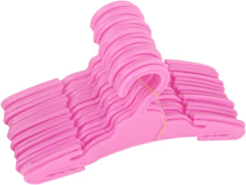 Miniatura 9 de MSYO 20 ganchos de muñeca para ropa de 18 pulgadas, accesorios resistentes para colgar muñecas, funcionan muy bien con varilla de menos de 1/2