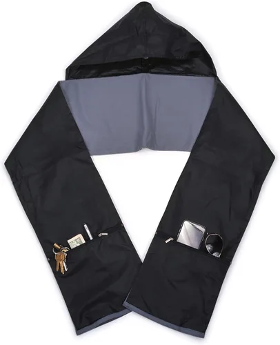 Miniatura 2 de RainScarf la única bufanda a la moda que se transforma en impermeable, talla única , Gris