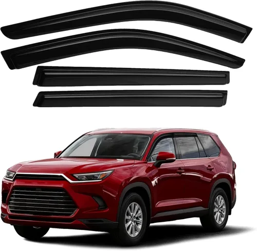 Miniatura 40 de Canvcle RAV4 Rain Guards - Window Visors for Toyota RAV4 2006-2012, Outside-Mount Tape-On Side Window Wind Deflectors for RAV4 Accessories, Vent