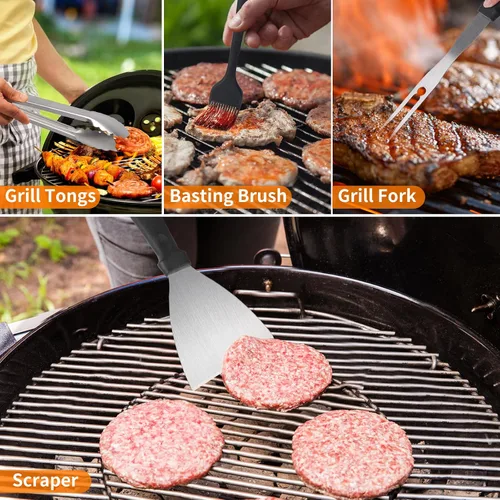 Miniatura 4 de Kit de accesorios para parrilla Latiret Blackstone, juego de 23 accesorios para parrilla para Camp Chef, accesorios para parrilla de parte superior