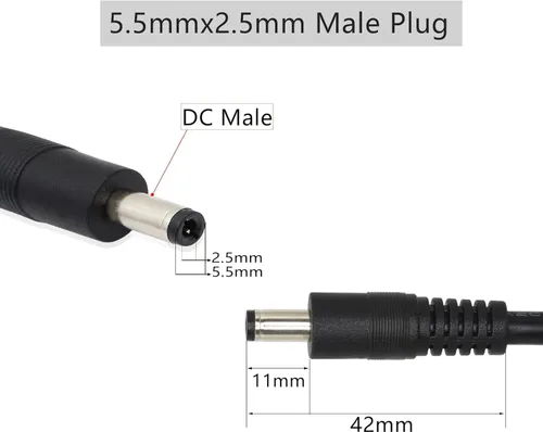 Miniatura 2 de Fuente de alimentación apta para Seagate 9ZQ2P5-500, Expansion SRD00F2, FreeAgent Goflex Disco duro externo - Cable adaptador de cable