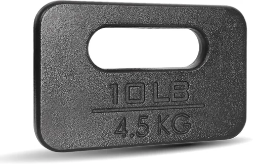 Miniatura 5 de Yes4All Cast Iron Rucking Weight for Backpack, Training Weight Plate with Ergonomic Rounded Handle, Protective Glossy Finish for Weighted Walking