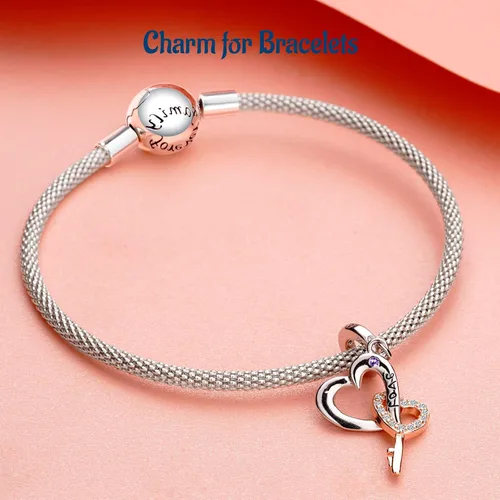 Miniatura 76 de Amufer S925 Charms for Women, compatible with Pandora Bracelets and Necklaces, Jewelry Gift
