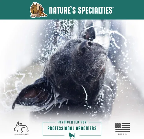 Miniatura 5 de Nature's Specialties Spray rehidratante para perros Fluff and Puff para mascotas, elección natural para peluqueros profesionales, acondicionador sin