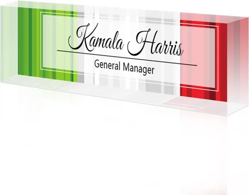 Miniatura 63 de Placa de nombre de escritorio personalizada, placa de identificación acrílica, placas de identificación personalizadas para regalos de oficina