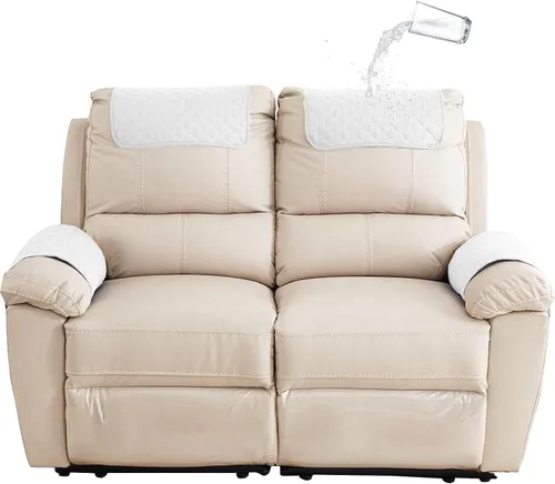 Miniatura 27 de XMAYODS Funda impermeable para sillón con reposabrazos, fundas antideslizantes para sofá y reposacabezas, fundas para respaldo, fundas para sillón