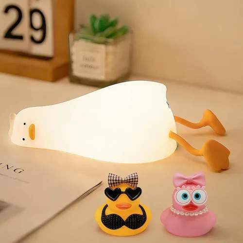 Miniatura 15 de FAMIDUO Luz nocturna de panda con ruido blanco, máquina de sonido para bebé pequeño, entrenador de sueño blando de silicona, luz nocturna recargable