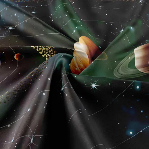 Miniatura 6 de Tapiz pequeño de planetas del espacio exterior para hombres, para colgar en la pared de la galaxia del universo para dormitorio, tapiz trippy, manta