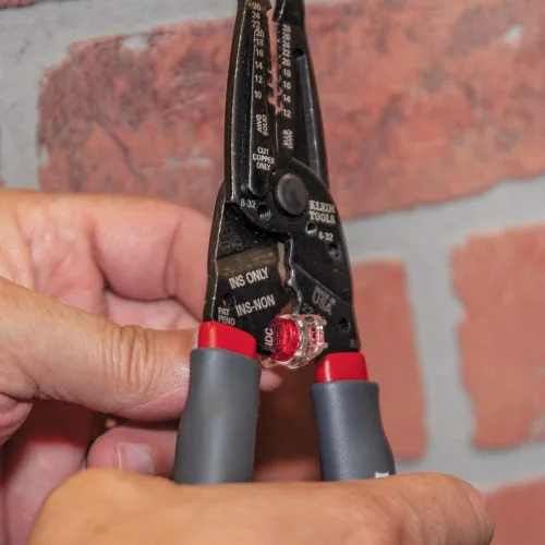 Miniatura 7 de Klein Tools 1019 Klein Kurve - Pelacables, crimpador/cortador, fabricado en Estados Unidos, herramienta de corte/crimpado/pelado para conectores B e
