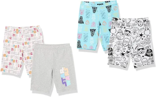 Tienda Essentials Disney Marvel Star Wars Frozen Princess Girls and Toddlers' Bike Shorts (Previously Spotted Zebra)