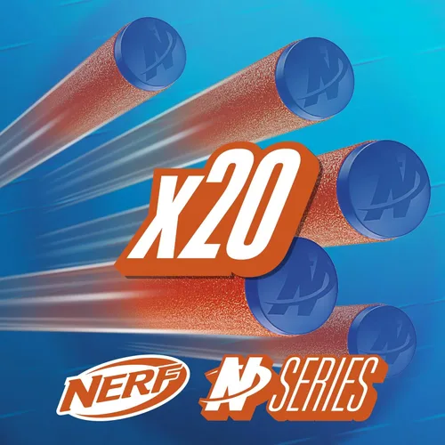 Miniatura 6 de Nerf N Series N1 Darts, Incluye 20 Dardos de Repuesto, Compatible Solo con Blasters de la Serie N de Nerf, Juegos al Aire Libre, Para Edades de 8+