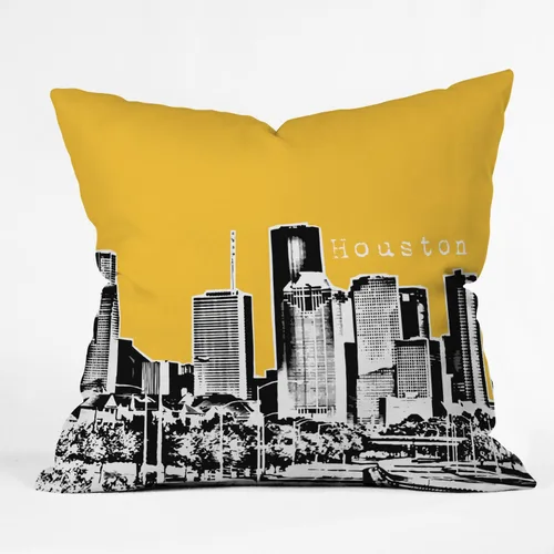 Miniatura 6 de Negar diseños Pájaro Ave Nueva York Naranja Throw Pillow