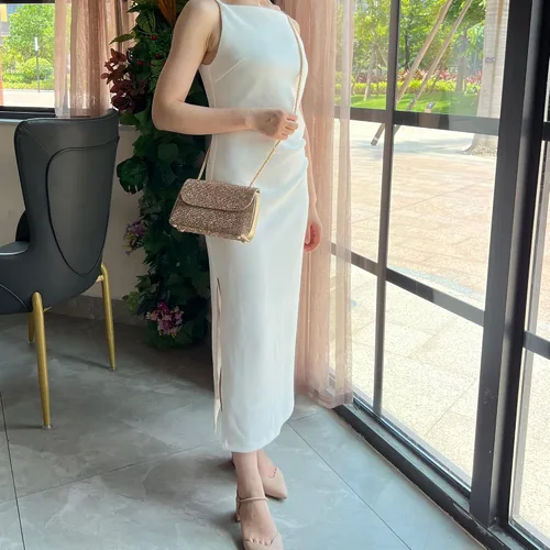 Miniatura 6 de Bolso de mano brillante con diamantes para mujer, bolso de noche para baile, boda, fiesta, graduación, novia