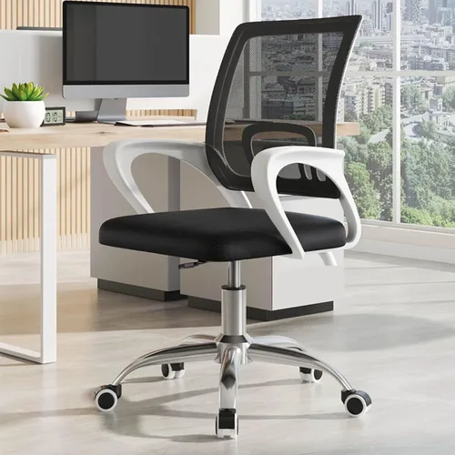 Miniatura 8 de Ergonomic Office Chair with Back Support, Extended Armrest Design Comfy Desk Chairs with Thickened Cushion and Stable Chassis, Comfortable Fit to