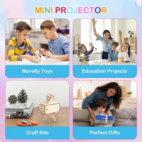 Miniatura 7 de Kits de ciencia STEM Poraxy para niños de 8-10-12 años, 5 juegos de rompecabezas 3D de madera, juguetes para niños de 8-13 años, kits
